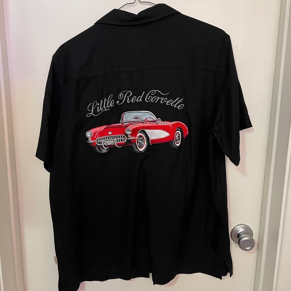 corvette silk dress shirt